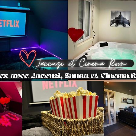 Magnifique Duplex Avec Jaccuzi, Sauna Et Cinema Room Privatif Fontenoy  ภายนอก รูปภาพ