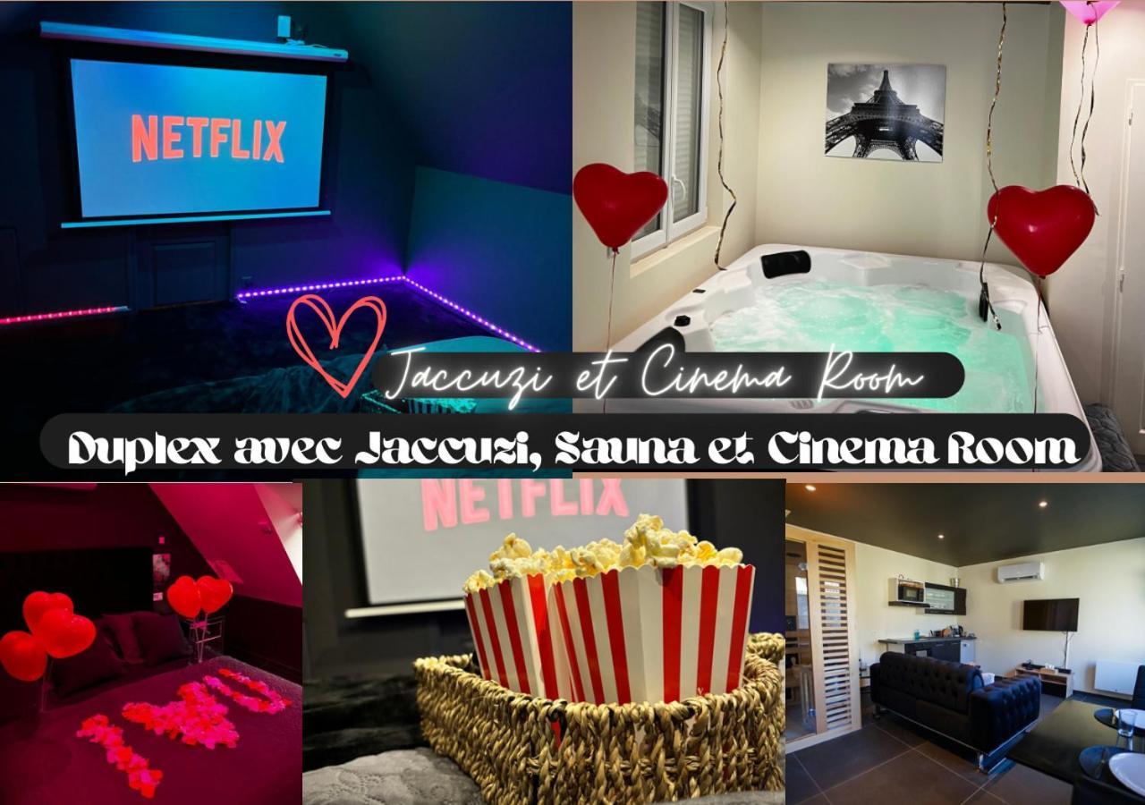 Magnifique Duplex Avec Jaccuzi, Sauna Et Cinema Room Privatif Fontenoy  ภายนอก รูปภาพ